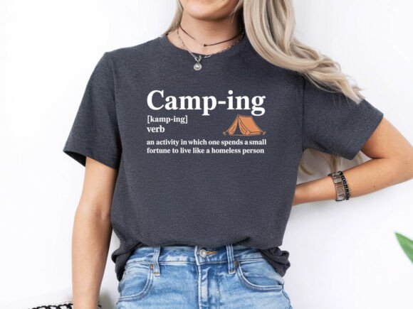 Camping Definition T-Shirt Design: Your Next Creative SVG Asset