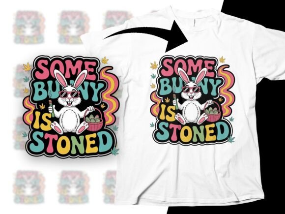 Cut Stoned Bunny 420 PNG Design: Your New Favorite Graphic Asset