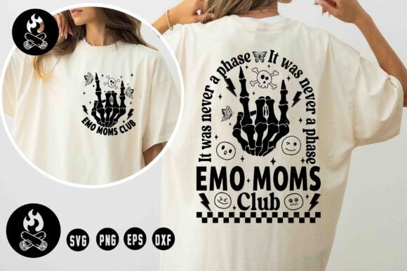 Emo Moms Club SVG: The Goth Mom Design That Was Never a Phase