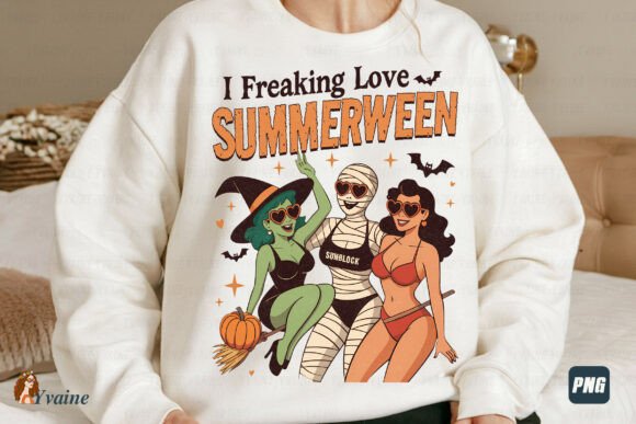 I Freaking Love Summerween: A Bold Design for Year-Round Spooky Vibes