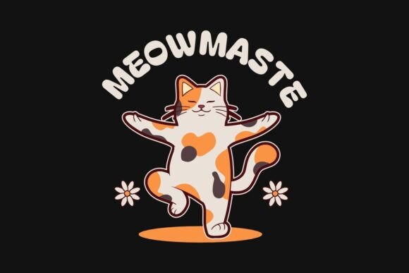 Stretch Your Brand with the Meowmaster Funny Yoga Cat Design